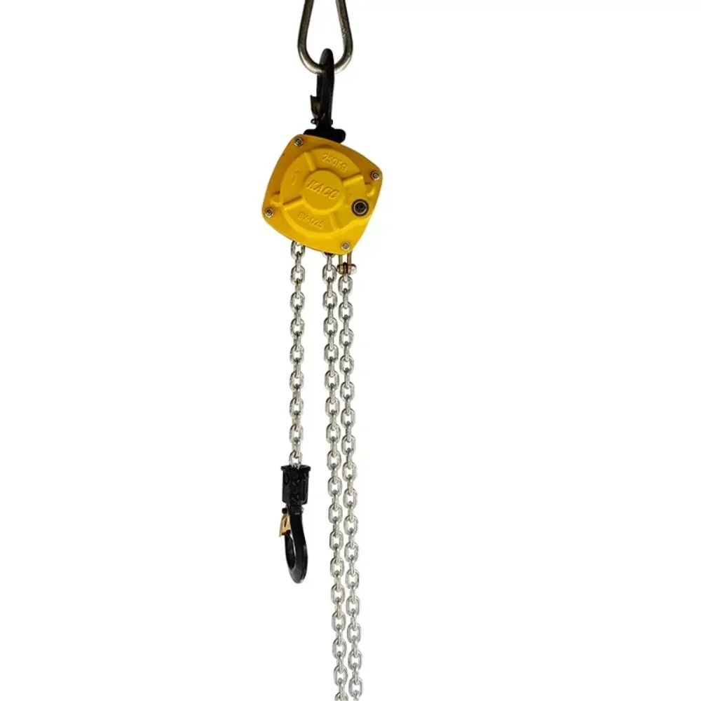 

Portable electric rechargeable hand chain hoist