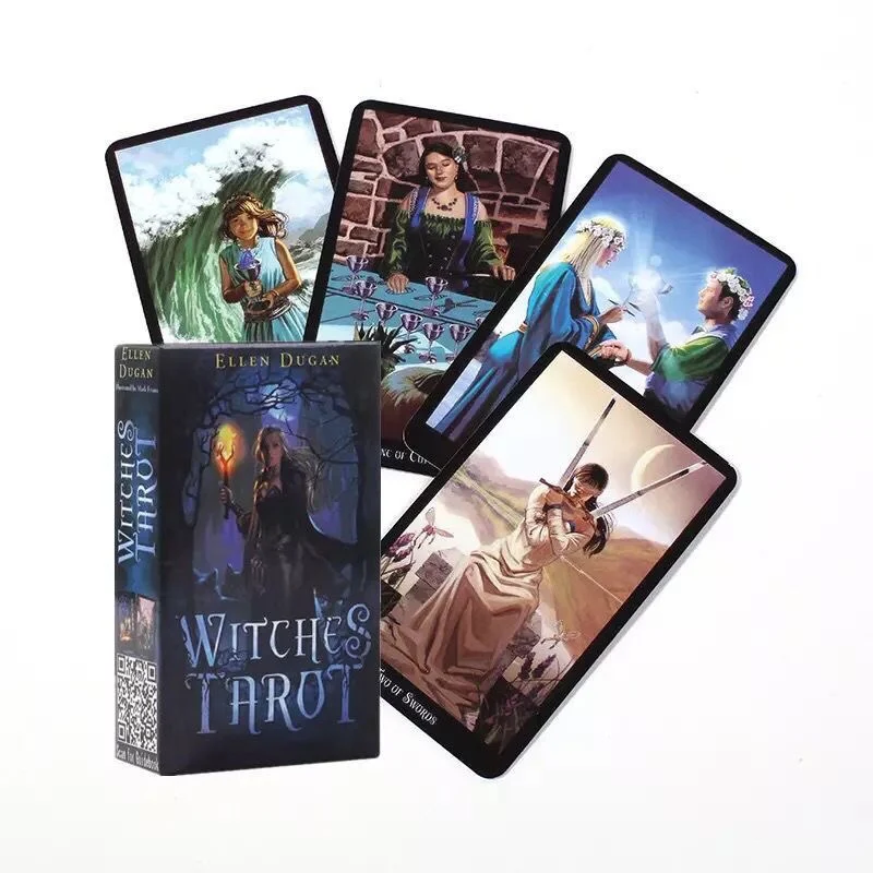 Witches Tarot Divination Board Game English Version Beginners Fortune F amily Party Funny Table Game 78PCS Hot Selling gift