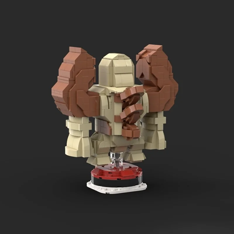 750 stücke MOC Regirock Brickheaded Modell Bausteine Architektur Montieren Spielzeug DIY Idee Weihnachten Geschenke Bildung Ziegel Kinder