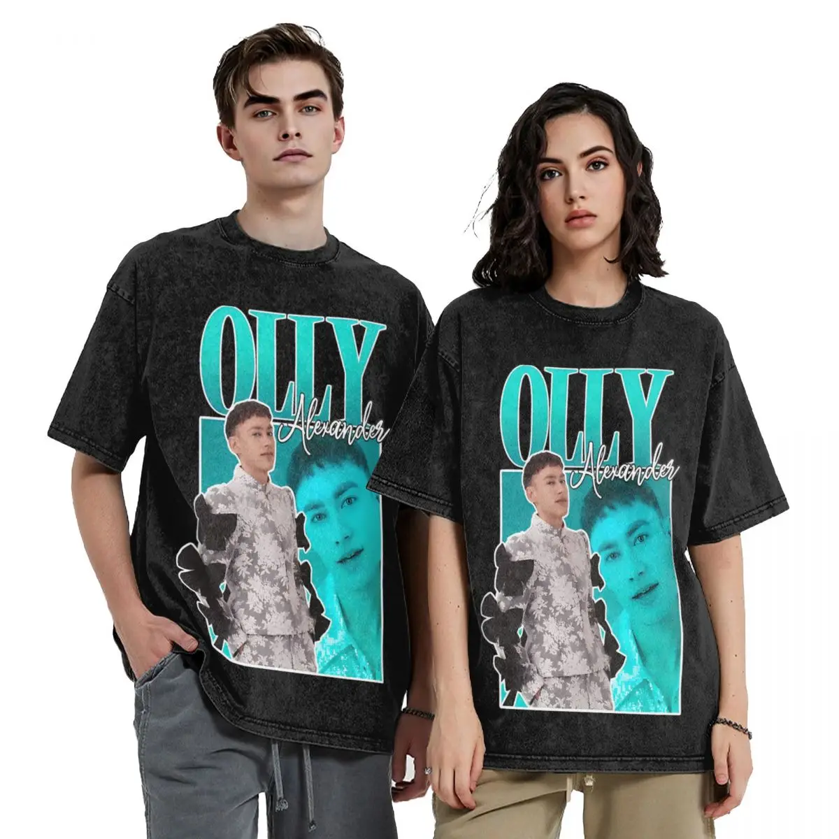 Olly Alexander Years Dizzy Eurovisions Song Contest 2024 Outfit Washed T Shirt for Men Women T-Shirt Graphic Tees Tops