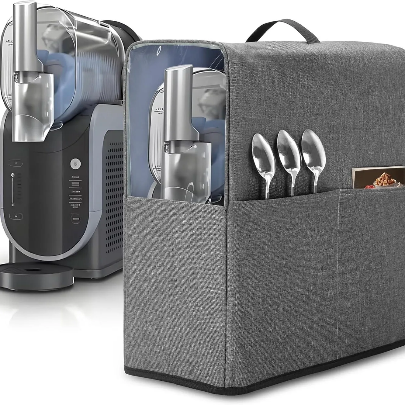 

Slushie Machine dust cover professional frozen Beverage machine cover 17x42x44cm
