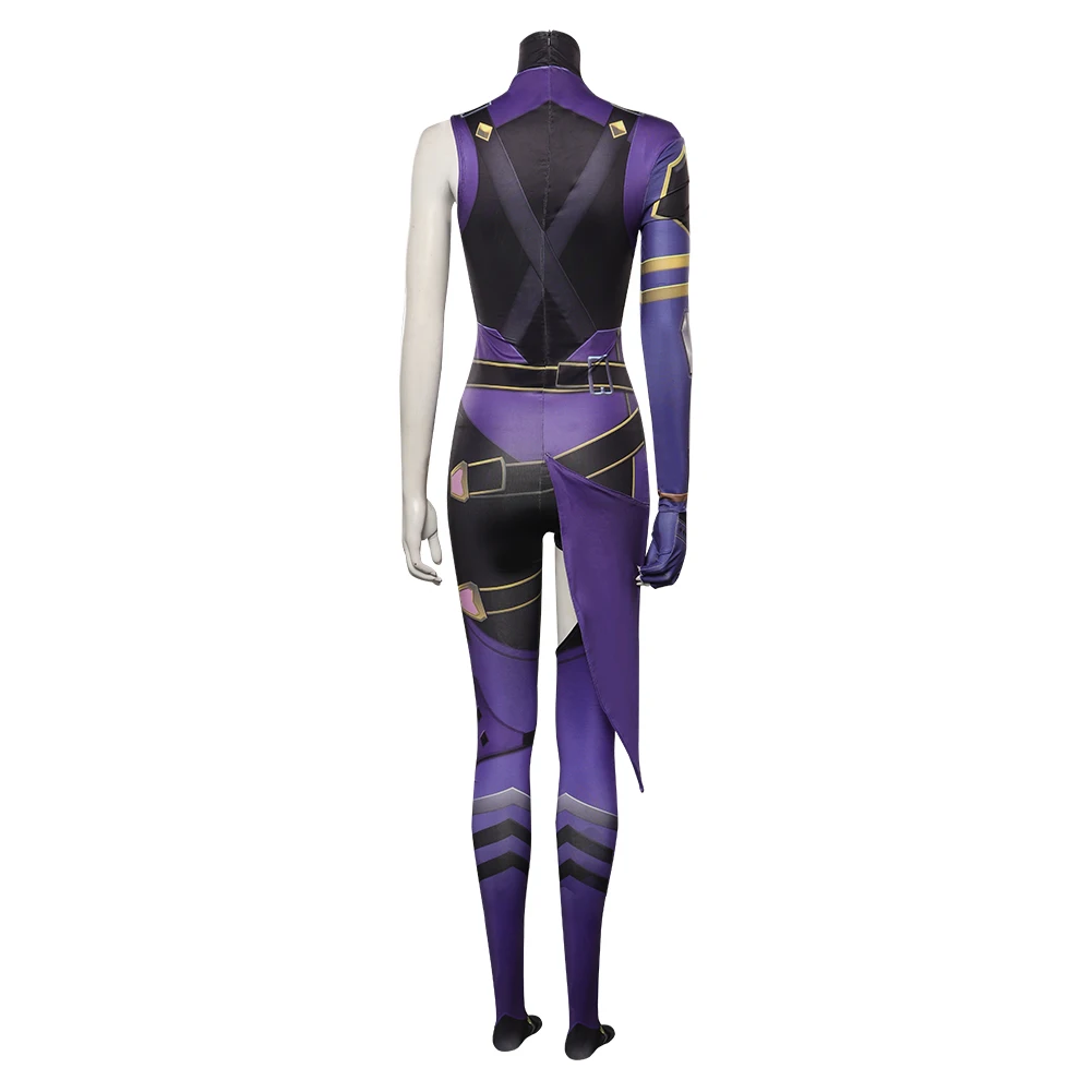 Valorant Reyna Cosplay Kostuum Game Volwassen Jumpsuit Outfits Halloween Carnaval Party Pak