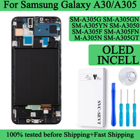SM-A305F A305FN A305G A305GN Premium Lcd For Samsung Galaxy A30 Display Touch Screen Digitizer Panel Assembly For Samsung A305