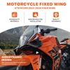 KTM RC390 2022-2024 오토바이 페어링 고정 윈드 윙, ABS 변형 공기역학 핀, 사이드 윈드 윙 스포일러 액세서리 6