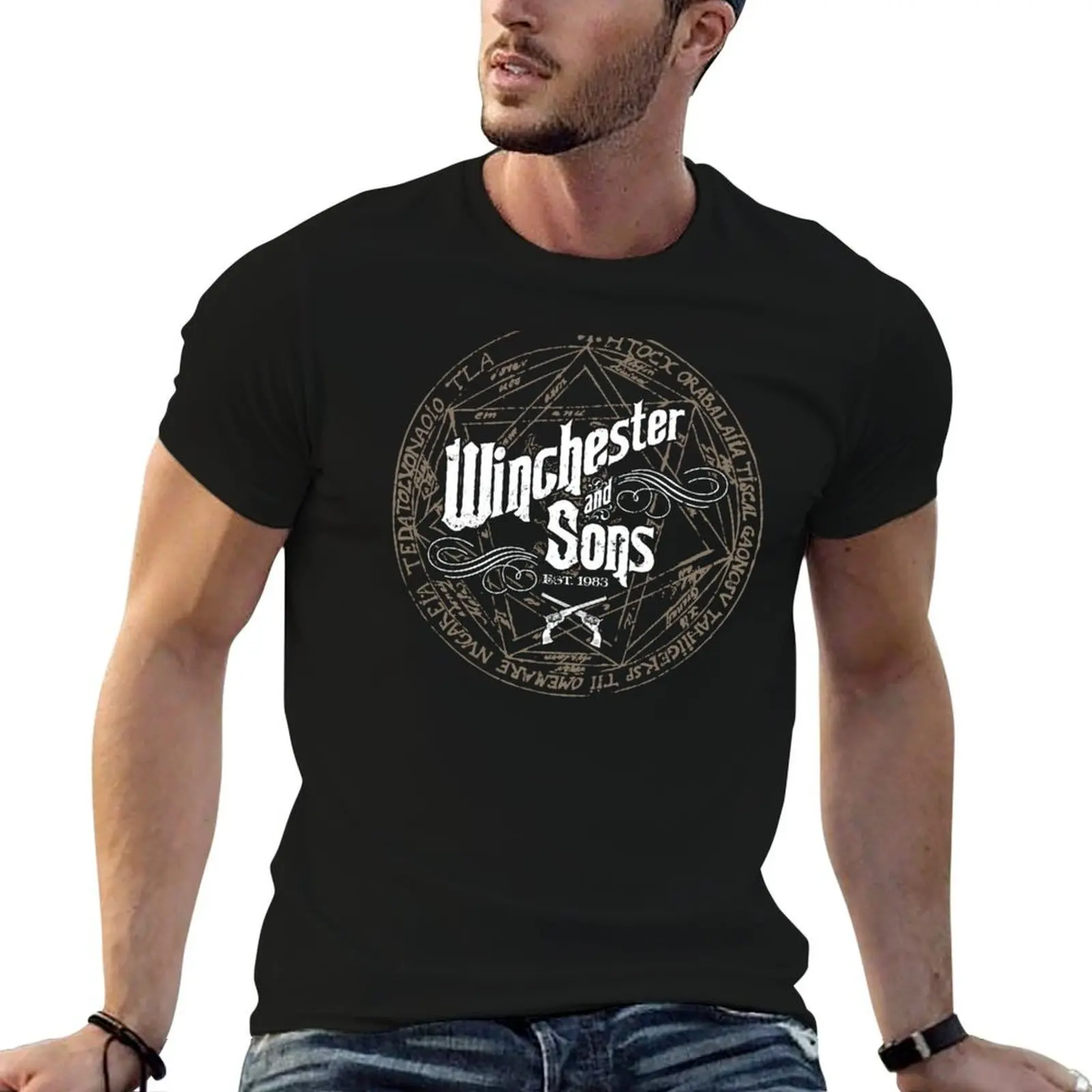 

Winchester & Sons (Sigil) T-Shirt printed t shirts for man cotton t shirt man man t shirts high quality luxury brand T-shirt