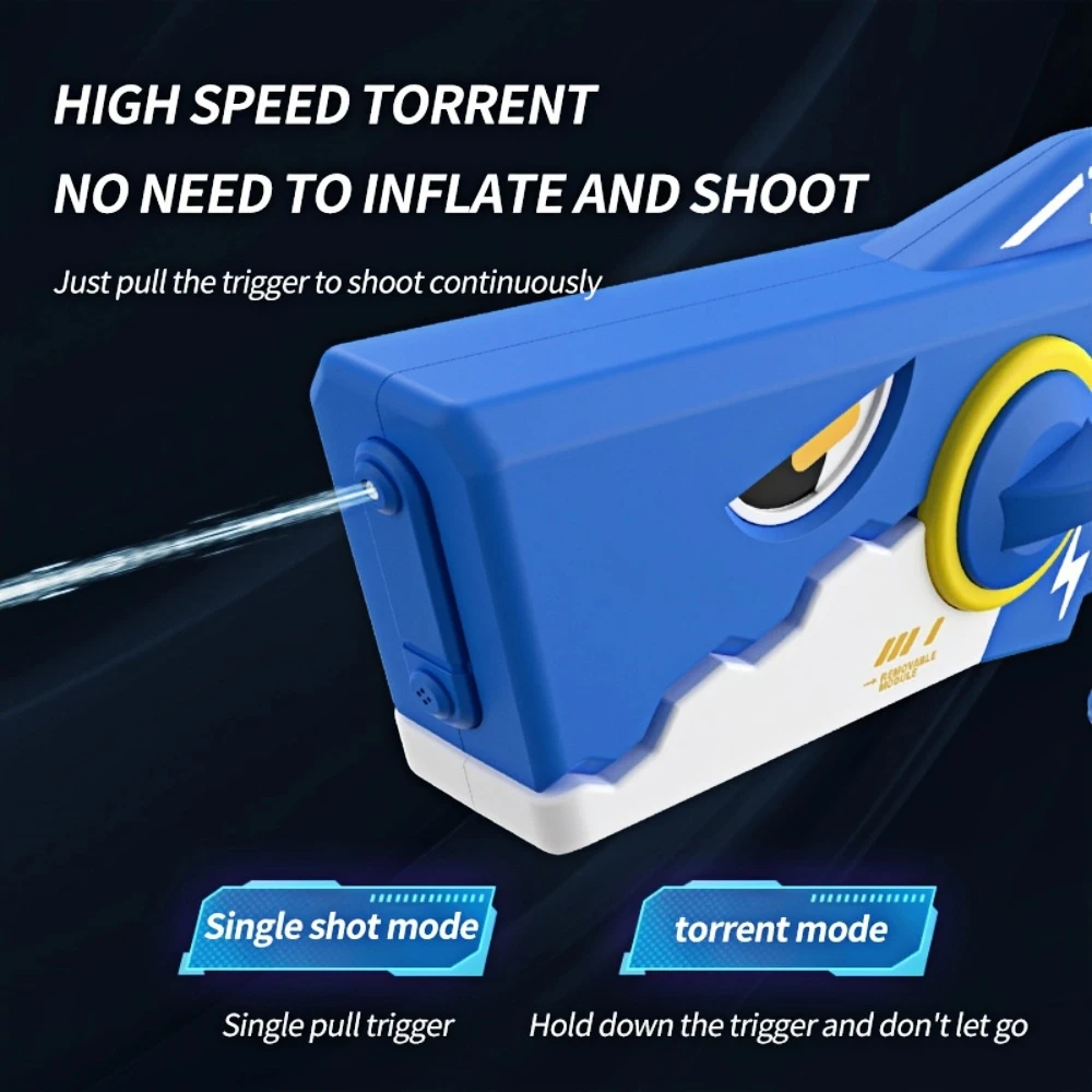 大容量電動水鉄砲のおもちゃ自動吸水高圧水鉄砲夏の屋外ビーチ水の戦いのおもちゃ
