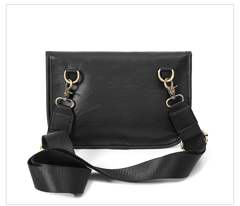 Nieuwe trend herentassen mode schouder crossbody tassen klinknagels handtas mannelijke clutch portemonnee tassen luxe lederen merkontwerper