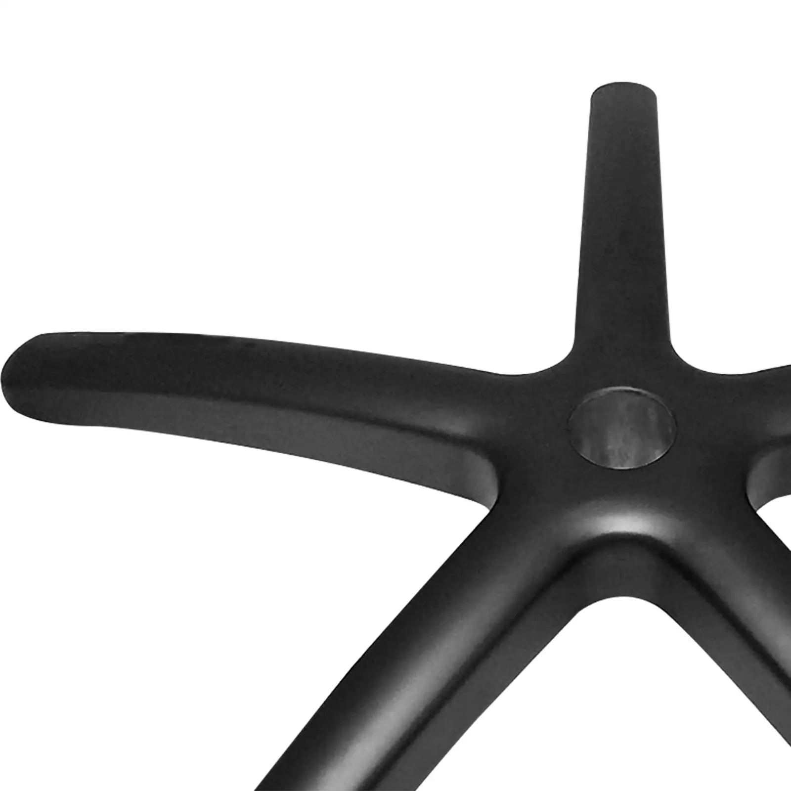 Swivel Chair Base Replacement Parts Reinforced Leg for Office Gaming Study Chair Desk Bottom Modern Black 27.56 Inch