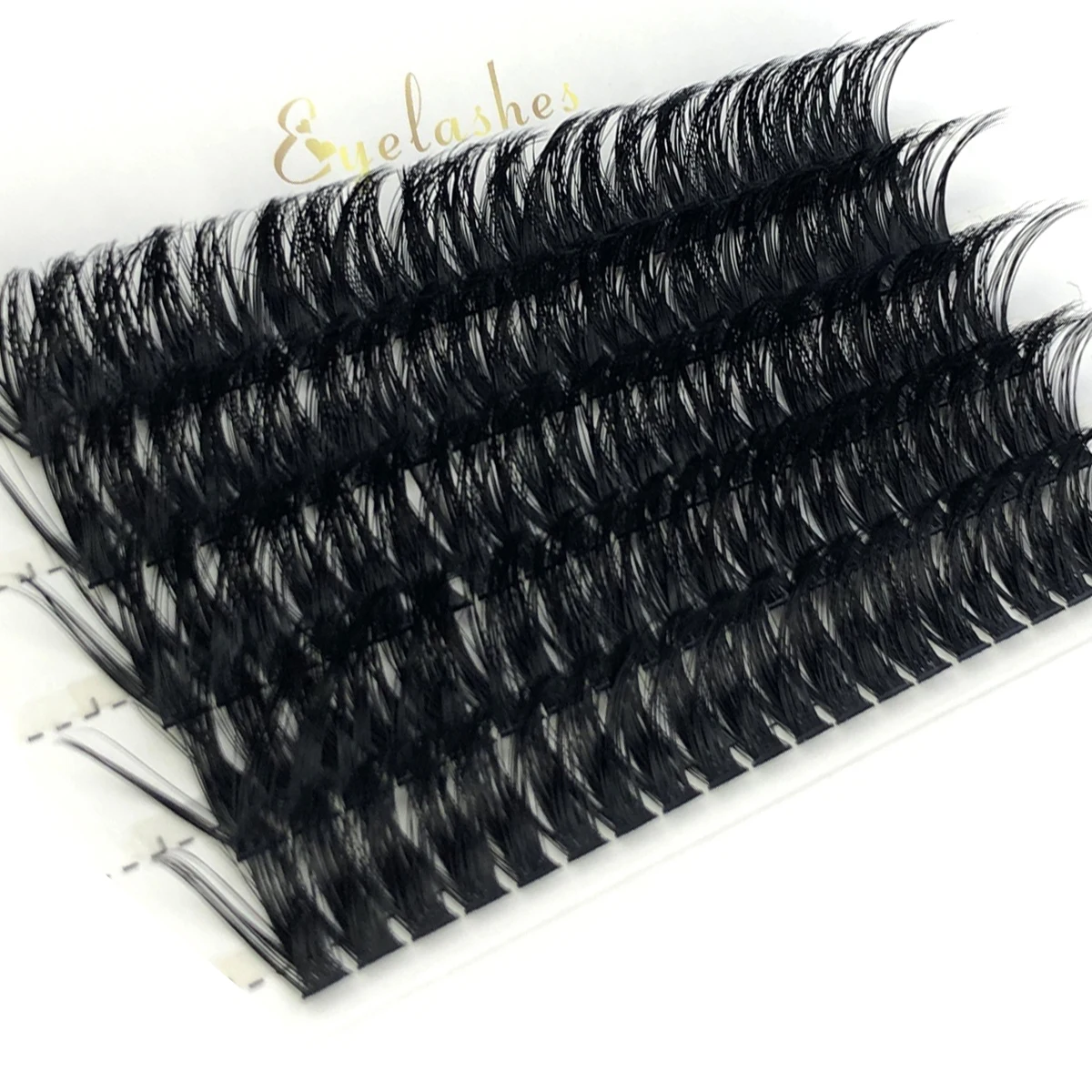 40D/60D/80D رموش بالمنك 100 حزم رمش تمديد طبيعي ثلاثية الأبعاد روسيا الفردية رمش العنقودية أدوات ماكياج جلدة أهداب