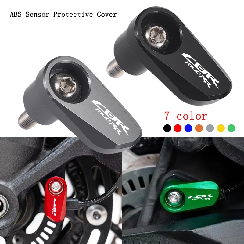 

Motorcycle CNC Aluminum Front Rear wheel ABS Sensor Guard Protection For Honda CBR1000RR CBR 1000RR CBR 1000 RR SP 2004-2026