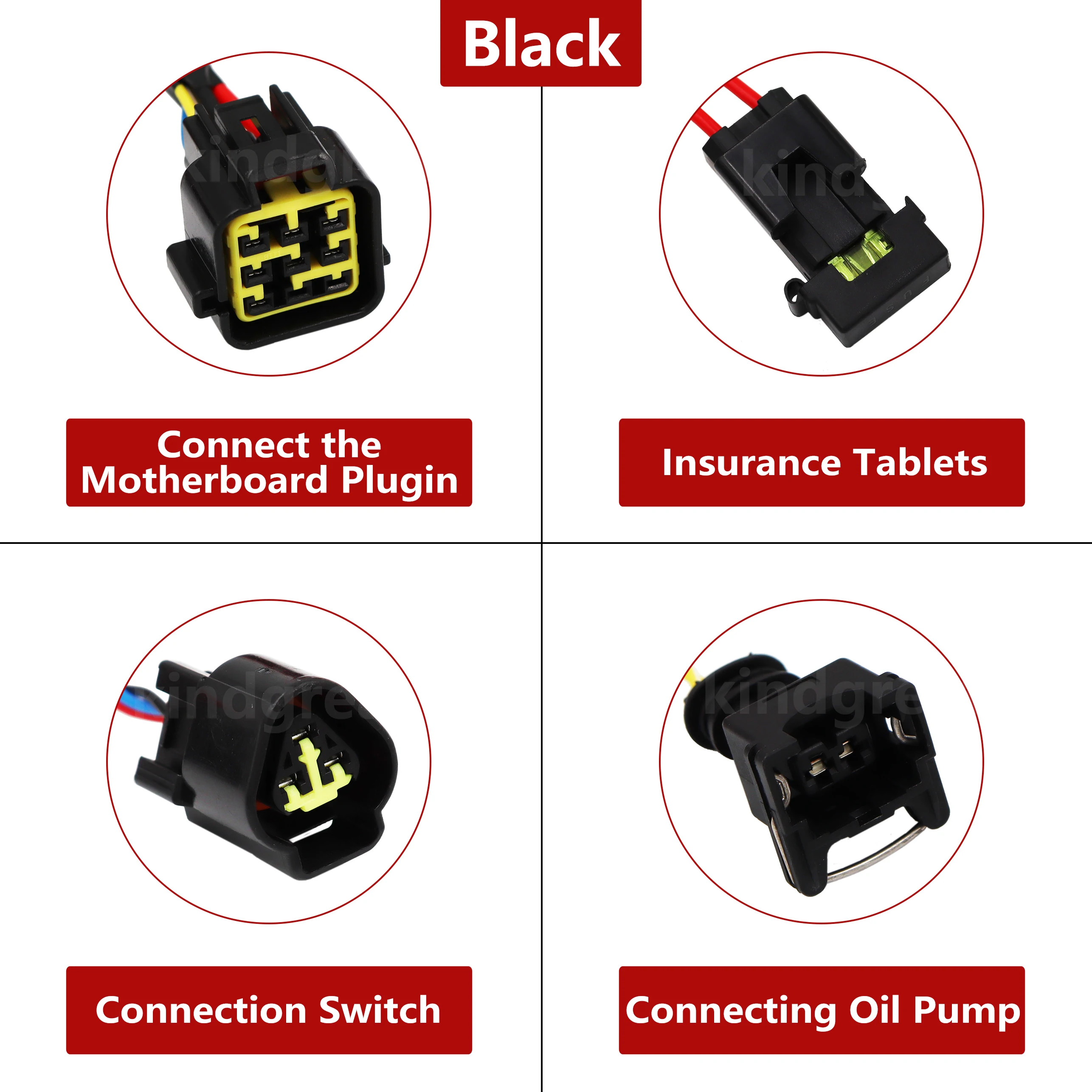 12V/24V For Chinese Air Diesel Parking Heater Similar Webasto Eberspacher 9-hole 7-wire Heater Harness Main Wire Harness