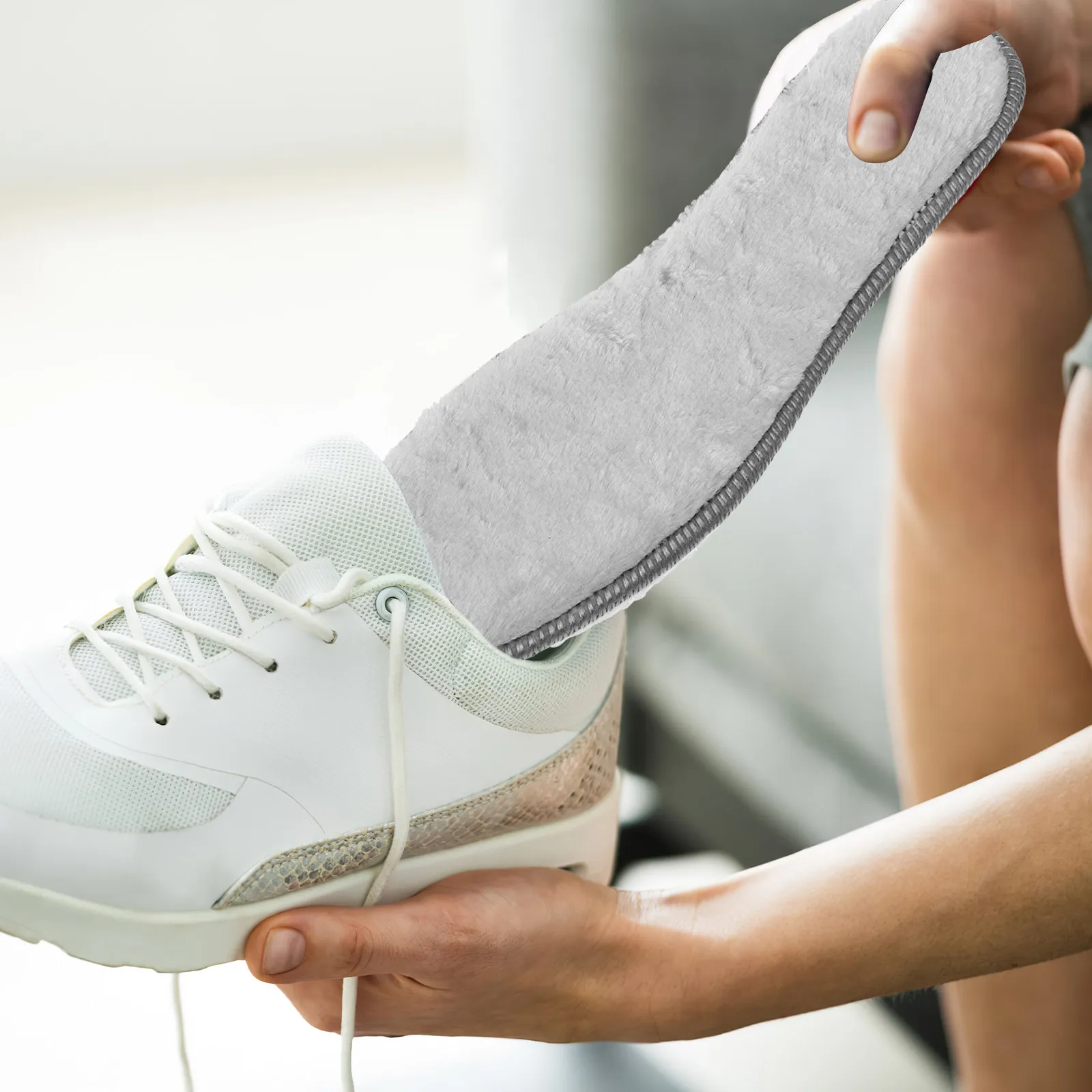 

4 пары термоустойчивых стельок для зимней обуви: теплые, амортизирующие вкладыши для ботинок, рабочей обуви, обуви для снега и дождя, эргономичные, не мнущиеся