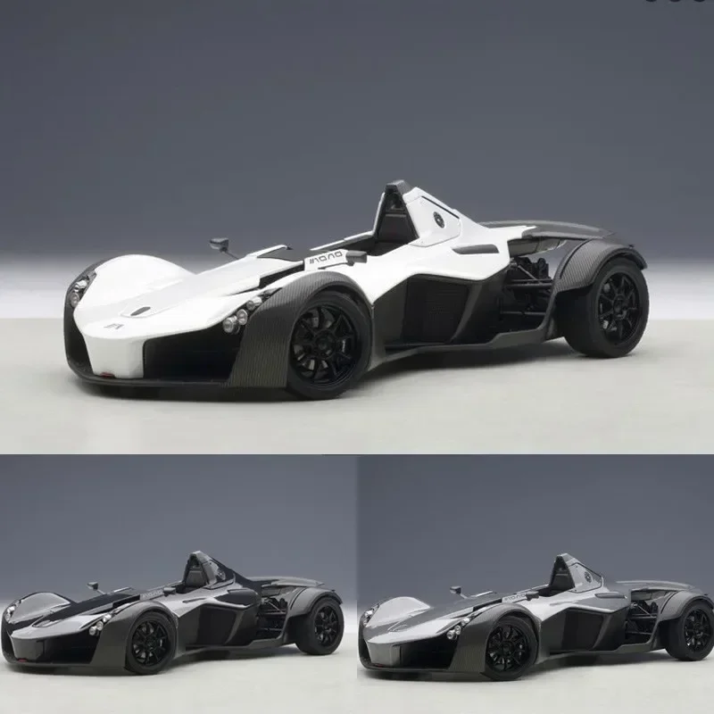 

1/18 AUTOart For Britain BAC MONO Sports Car Model Kids Gift Collection Ornament Display Black/White/Gray ABS Plastic