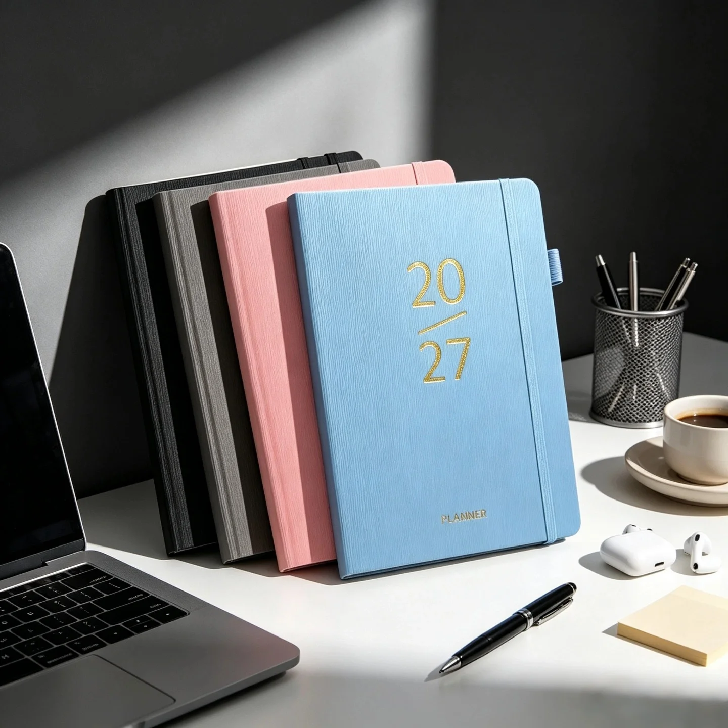 2027 A5 Leather Schedule Planner, Weekly & Monthly Schedule Organizer, Time Management Notebook, Leather Time Management Journal