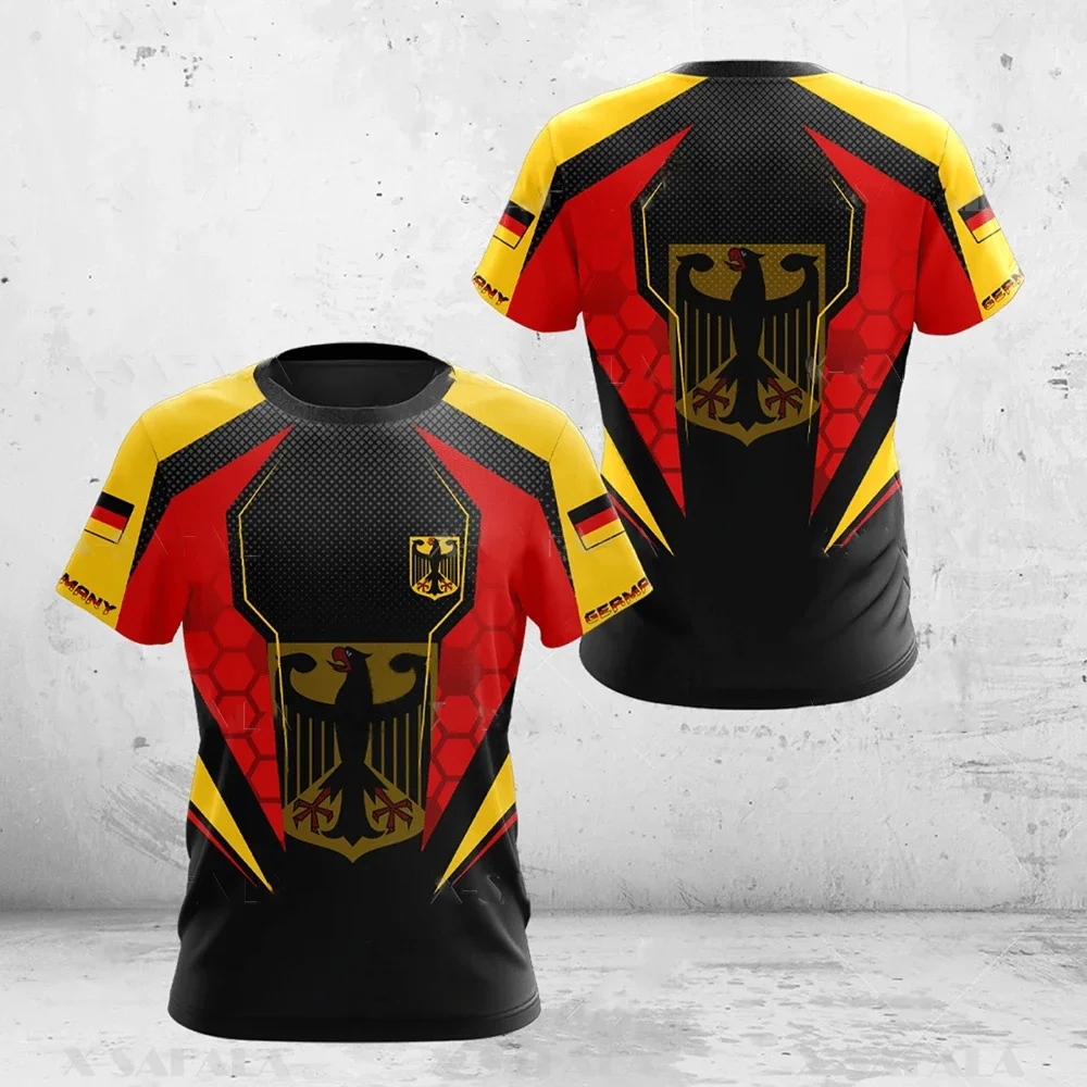 Fashionable and Lnteresting Germany Pictures For Men's T-Shirts Trend Digital Printing Casual Round Neck Short Sleeved image 4