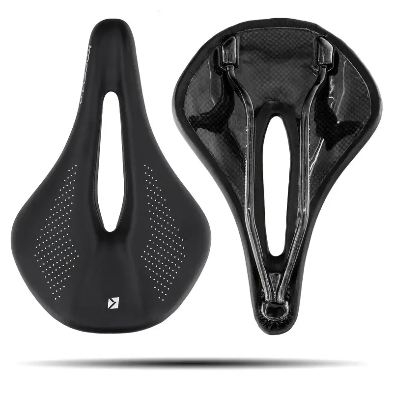 

Pu+ Carbon Fiber Saddle, Light And Comfortable Suitable For Road MTB, Road Bike