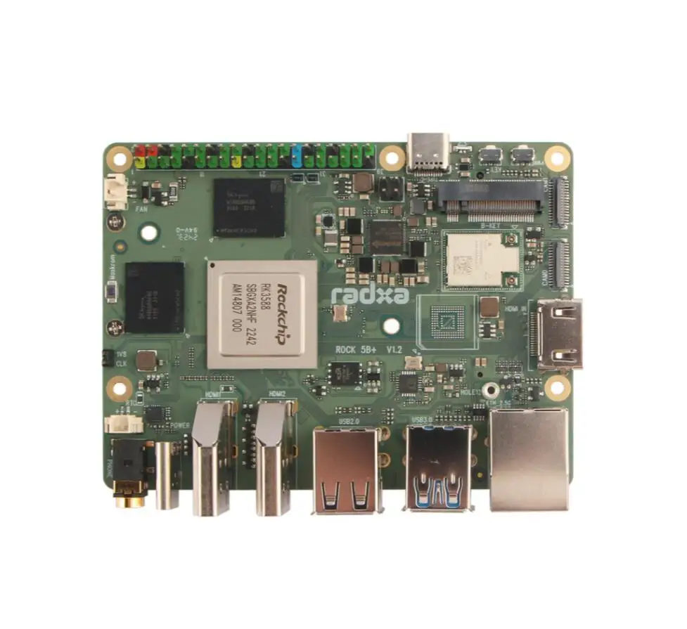 GOOD GGDX Hot Seller Radxa ROCK 5B+ 4GB 8GB 16GB 24GB 32GB RAM Original RK3588 Chip ROCK PI 5B High-performance 8-core Board in