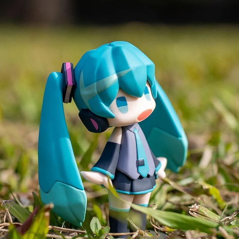 Anime Hatsune Miku Creatieve Cartoon Kawaii Q Versie Figuur PVC Model Speelgoed Pop Decoratie Collectie Ornamenten Geschenken Boxed 10CM