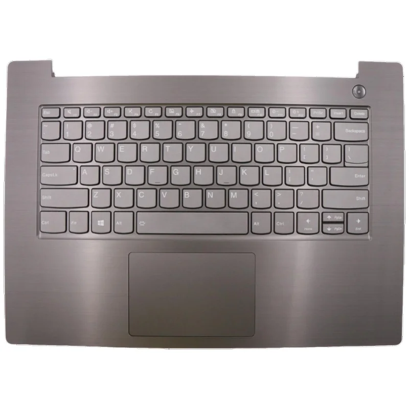 الولايات المتحدة الإنجليزية الحديد رمادي لوحة المفاتيح العلوي حافظة Palmrest شل غطاء لينوفو V330 14 14IKB 14ISK 14ARR 5CB0Q59796
