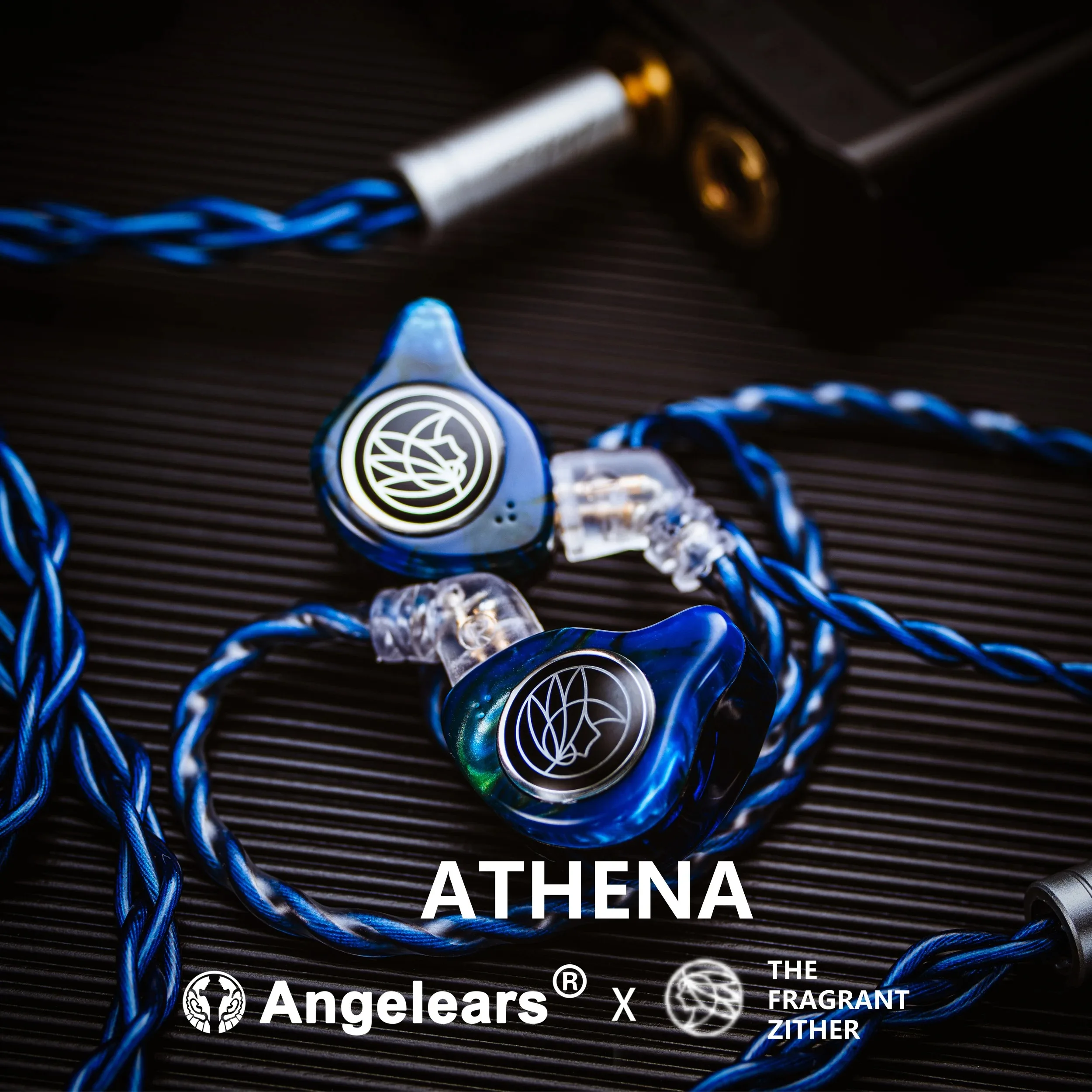 Angelears X TFZ Athena Edition ไดร์เวอร์แบบไดนามิกหูฟังชนิดใส่ในหูหูฟังแบบมีสายพร้อมสาย 3.5 มม. 0.78