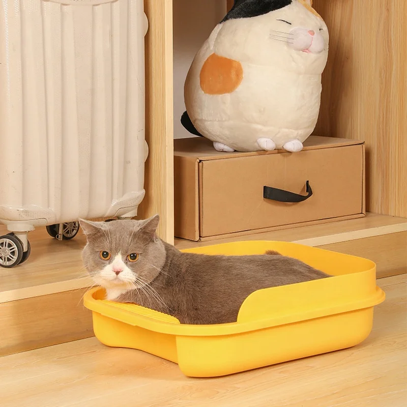 Wholesale Factory Prices Top Seller Pet Cleaning Grooming Products Custom Packaging And Logo Cat Litter Box Toilet