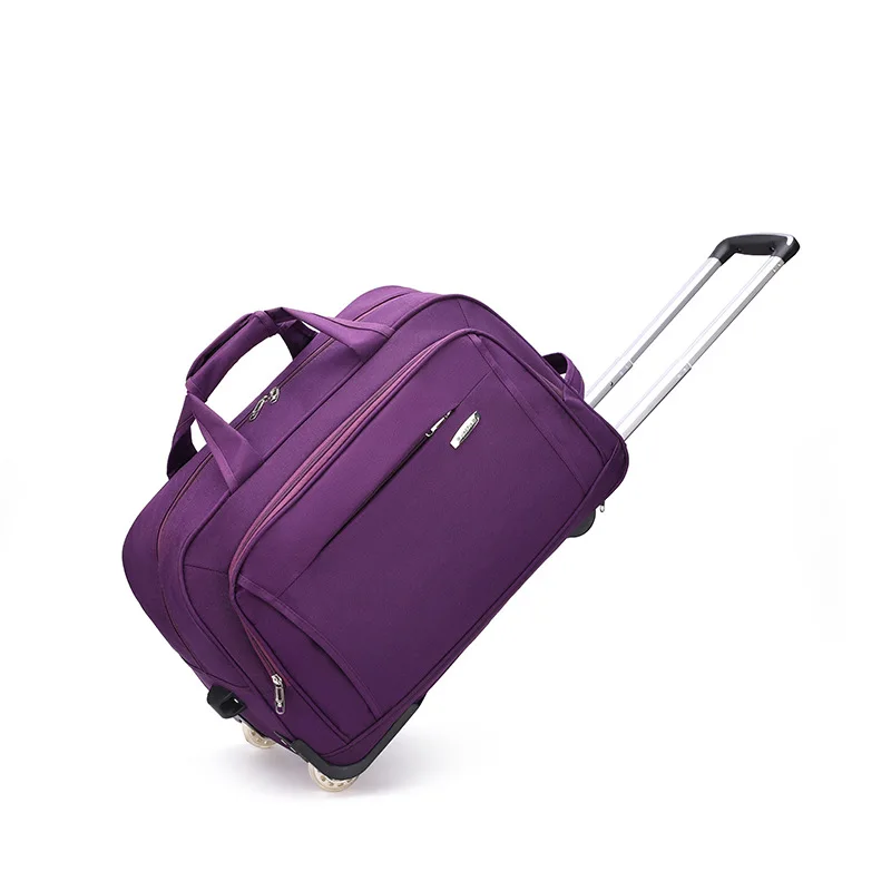 Borse per bagagli da viaggio Valigia per bagagli con ruote impermeabile Oxford Borsa da viaggio di grande capacità con ruote Valise Bagaglio a mano