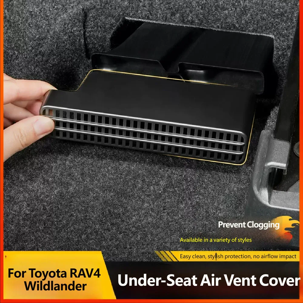 For Toyota RAV4 Wildlander 2026 Car Under Back Seat AC Heat Floor Air Conditioner Outlet Grid Cover Air Outlet Cover