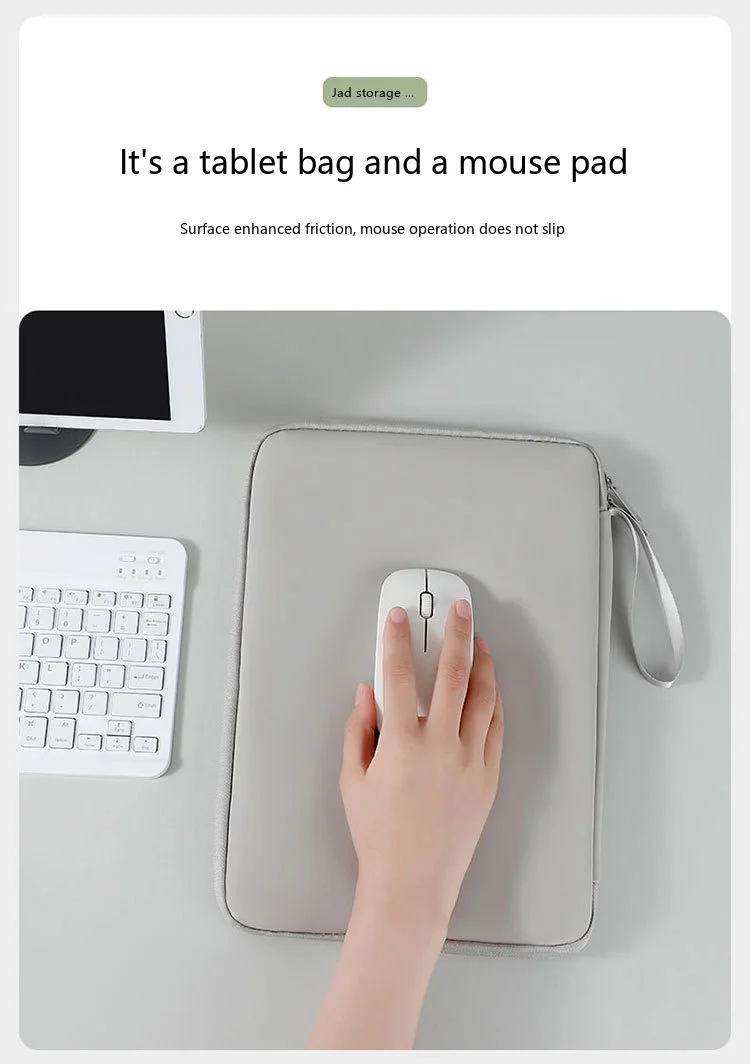 PU-Tablet-Hülle 10,9-13,3 Zoll Schutztasche für iPad mit weichem Futter – Detail 7