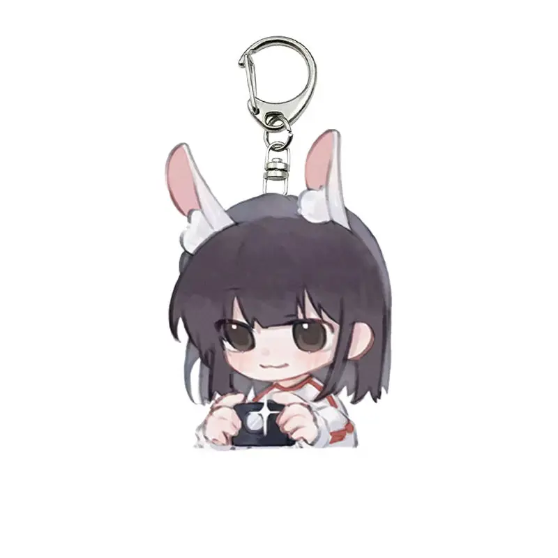 

Link Click Keyring Action Fingures Charles Lucas Jo Keychain Kawaii Bag Pendant Decoration Chains Kids Toys Key Ring Accessories