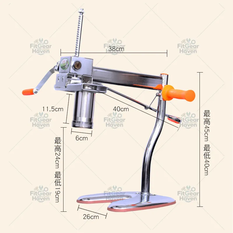 Bed Pressing Naked Noodle Machine Handmade Small Noodle Maker for Home Kitchen Use