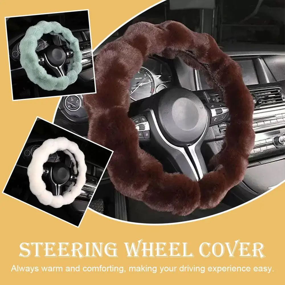 Soft Fluffy Winter Steering Grip 2