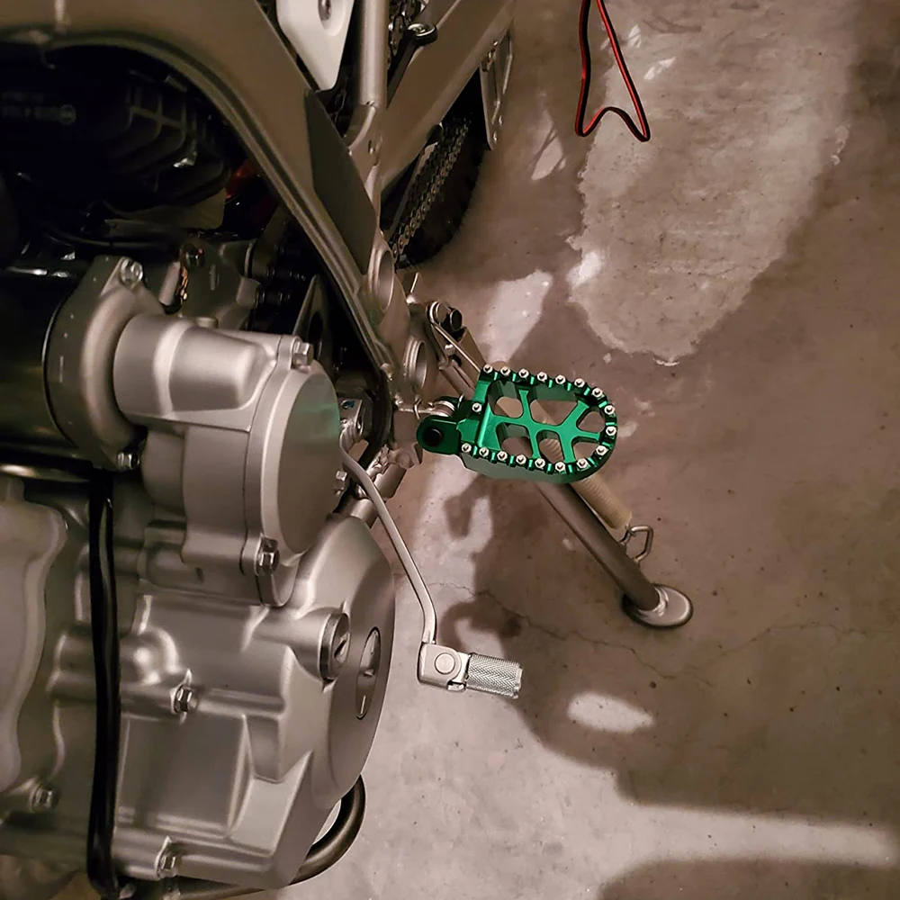 Motocross-Fußrasten Fußpedale für Kawasaki KLX300R KLX300S KLX300SM KLX300 KLX 300R 300S 300SM 300 R Zubehör – Detail 7