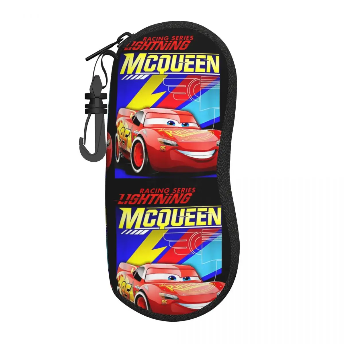 Cars Lightning McQueen Piston Cup Poster Glasses Case Printing Sunglasses Storage Box Gift Eye Contacts Case