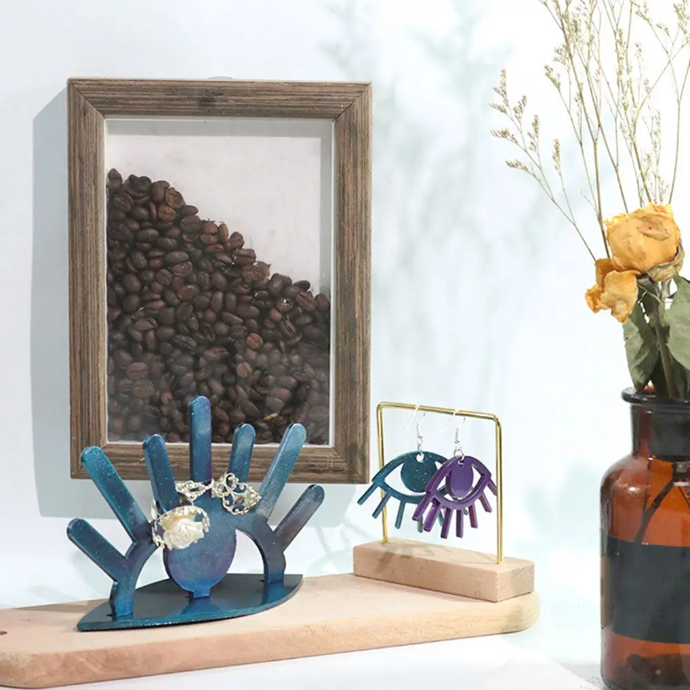 

Silicone Evil Eye Mold DIY Jewelry Making Earring Pendant Necklace Bracelet Jewelry Rack Resin Epoxy Casting Mold Flexible