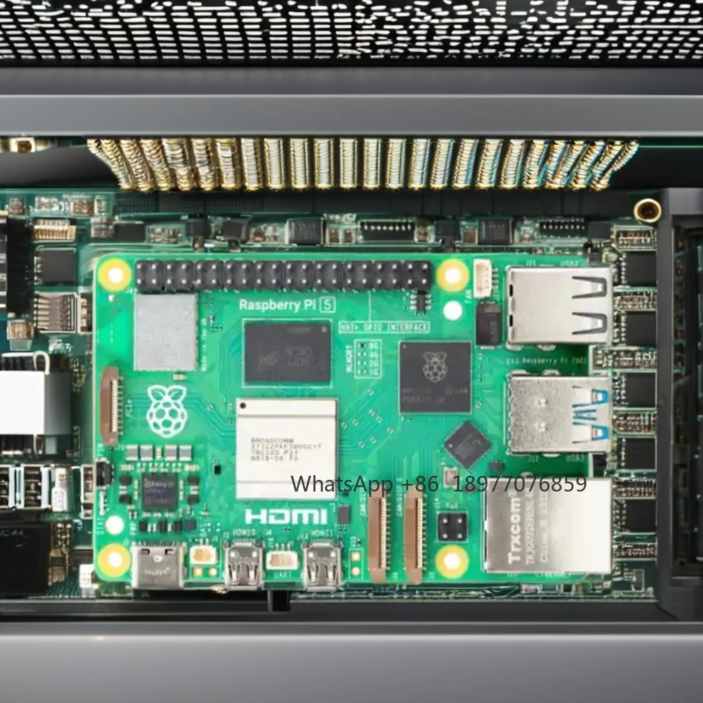 Raspberry Pi 5ta generación Pi5 Kit de placa de desarrollo Python programación Linux ordenador pequeño Raspberry