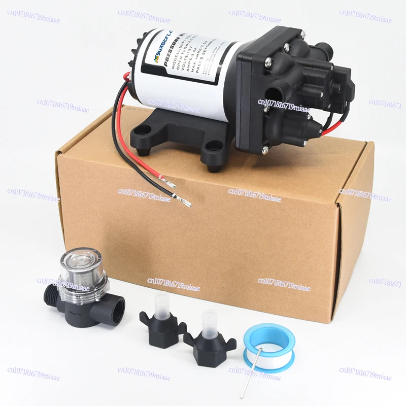 

Electric Diaphragm Pump Silent RV Yacht Water Pump Filling Machine Agricultural Irrigation