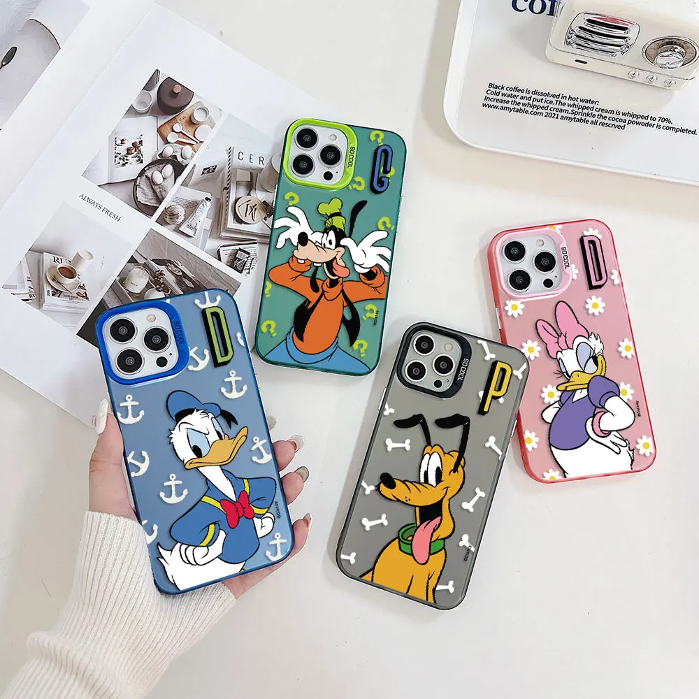 Cartoon Disney Pluto doofy Donald Handy hülle für Oppo Realme 5 8 8i 9i 10 11 pro c12 c15 c20 c21y