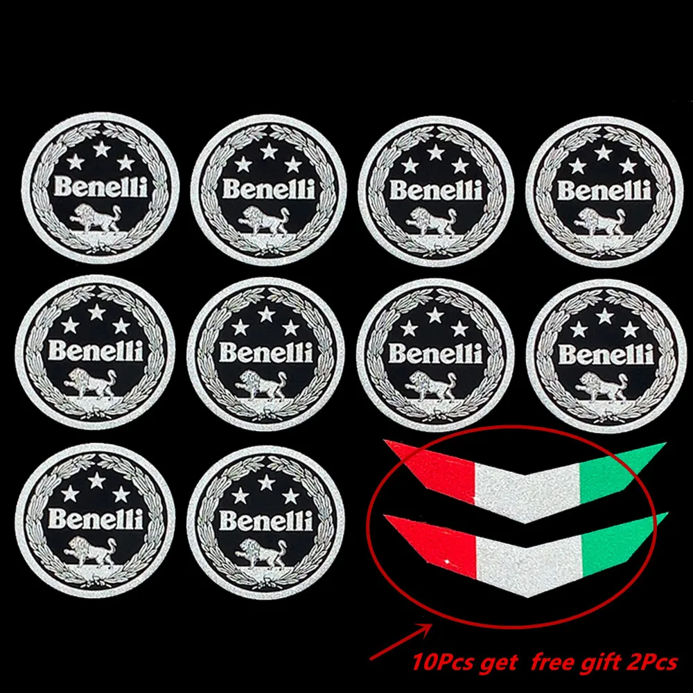 For Benelli 3D Soft Glue Stickers Round Suit Motorcycle Tnt135 150 300 302S 502X Highly Reflective Decals Retrofit Decoration