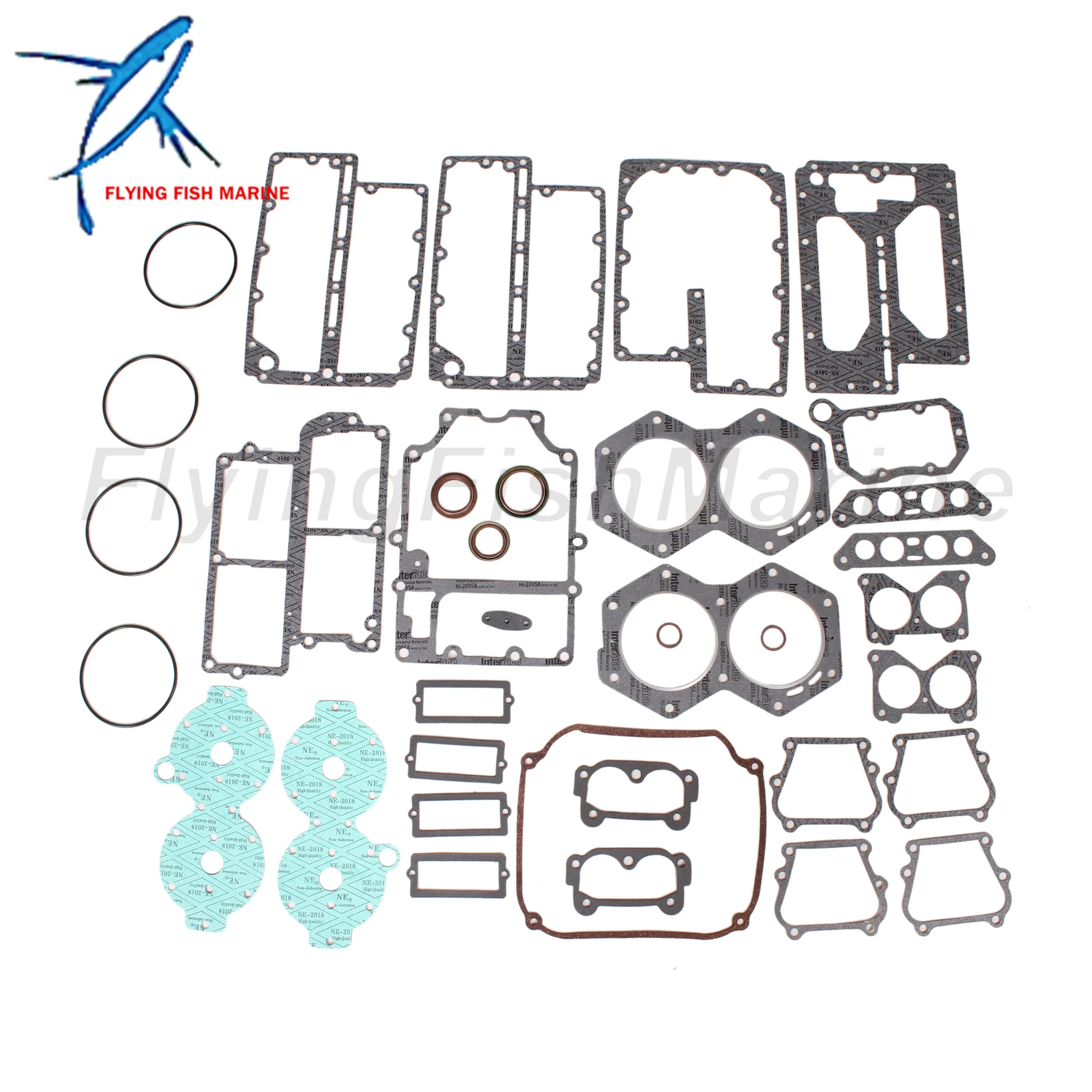 

Outboard Motor 0439085 777398 389556 391300 18-4303-1 Power Head Powerhead Gasket Set for Evinrude Johnson OMC BRP V4 90HP 115HP