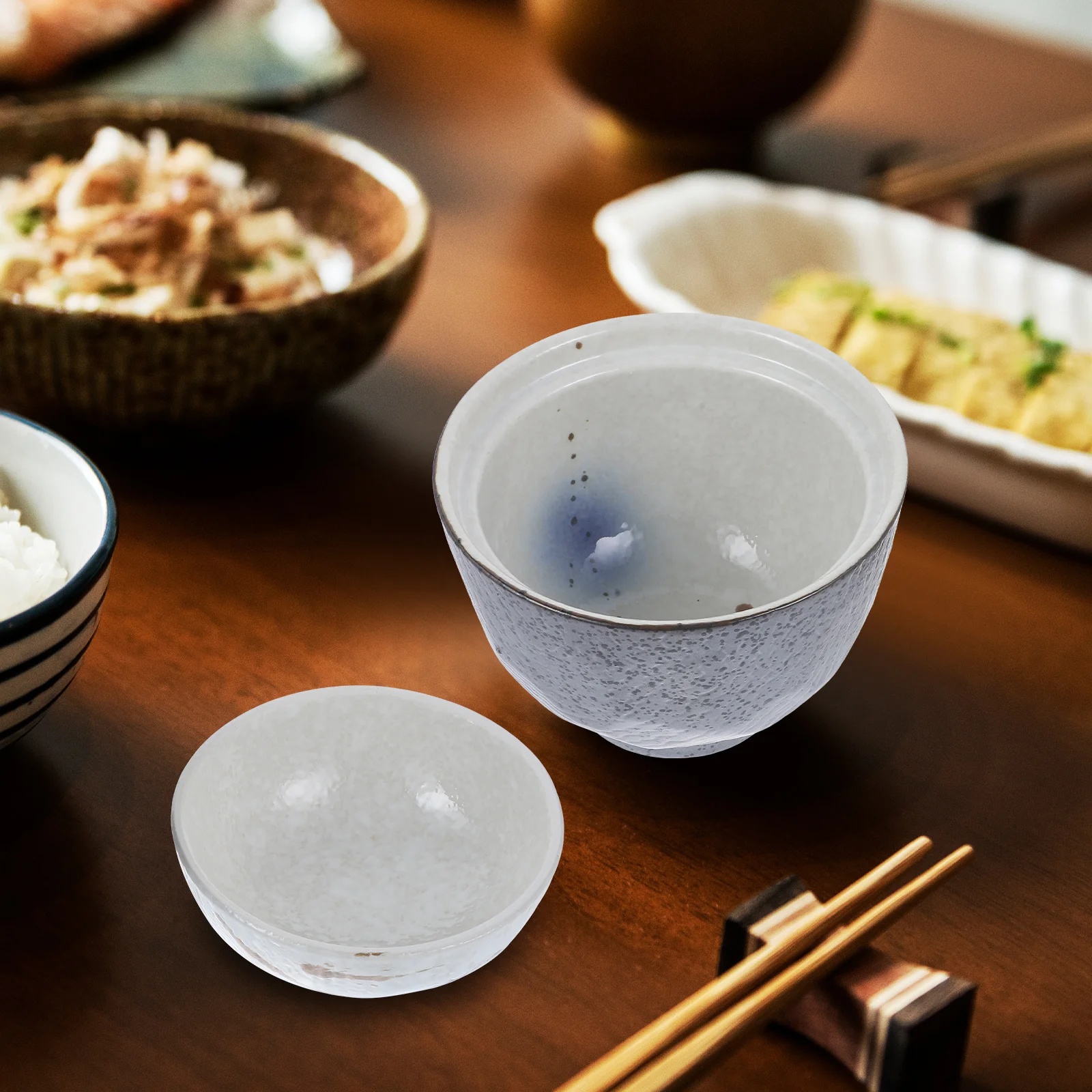 

Ceramic Stew Bowl Lidded Porcelain Soup Pot Japanese Style Kitchen Tableware Small Stewing Bowl Soup Pot