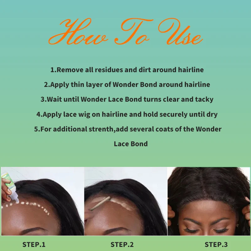 لاصق شعر مستعار غير مرئي - معجون غير مرئي، يحمي جمالك من اكتشافها