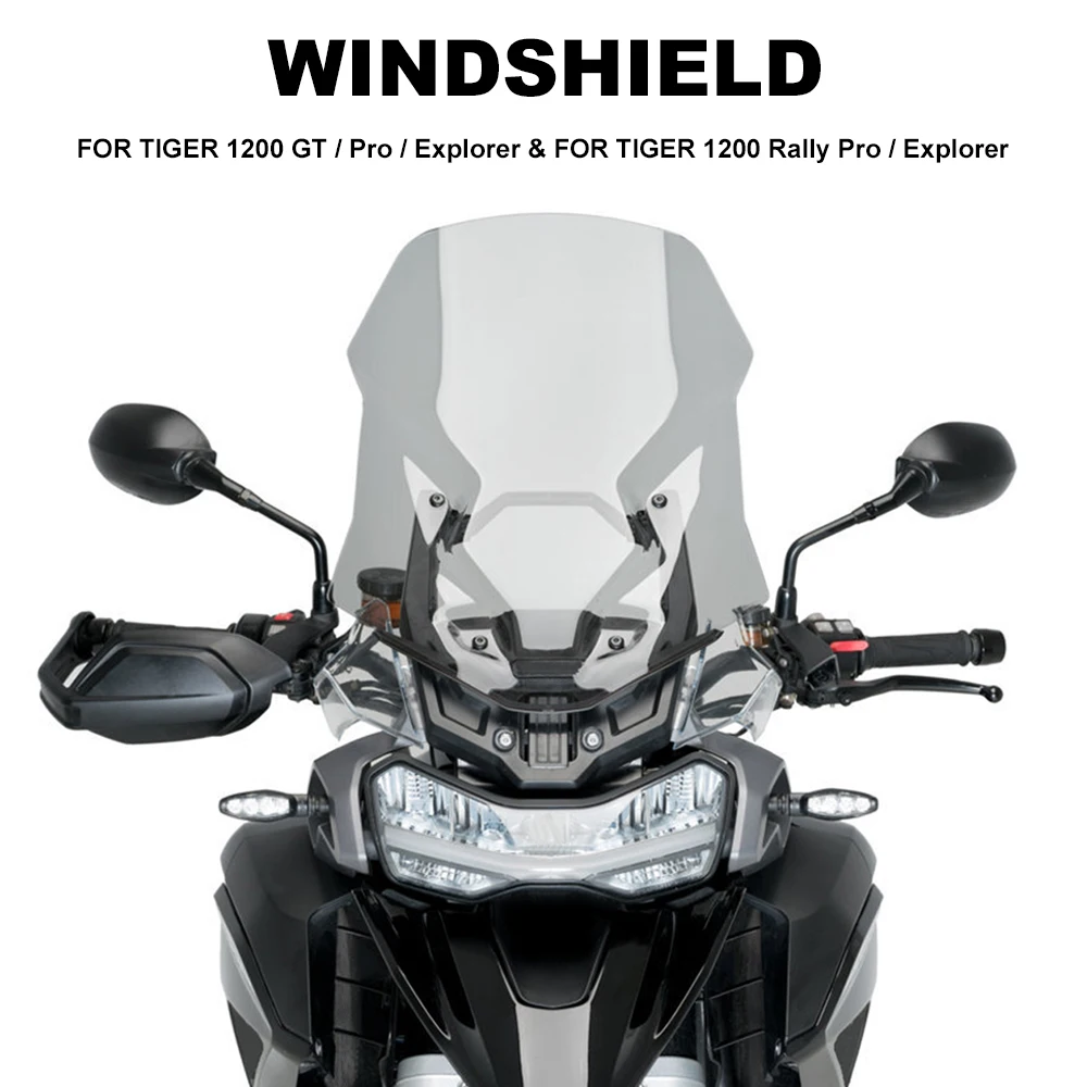 

New Motorcycle Windscreen Windshield Covers For Tiger1200 GT Pro Tiger 1200 GT/GT Explorer/Rally Pro/Rally Explorer 2022-2024