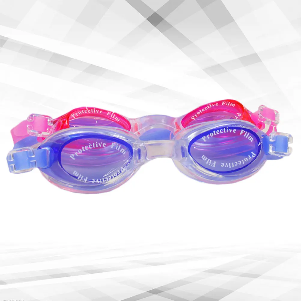 

2Pcs Swimming Goggles Anti Fog Swim Glasses Clear Vision Myopia Goggles Kids Diving Sports Water Activities Sturdy Buckle Bright
