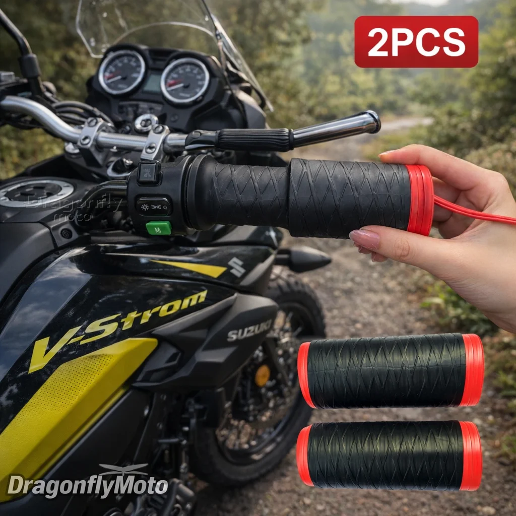 

Motorcycle Silicone Handlebar Cover For Suzuki vstrom 650 DL650 650XT v-strom 650 xt vstrom650 dl 650 Self Shrinking Non-Slip