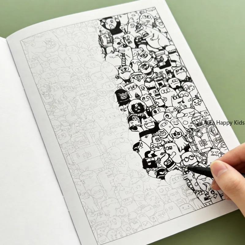 A Line Drawing and Graffiti Drawing Book 22 Different Copying Patterns Art Gift A Good Way To Relieve Stress and Pass The Time