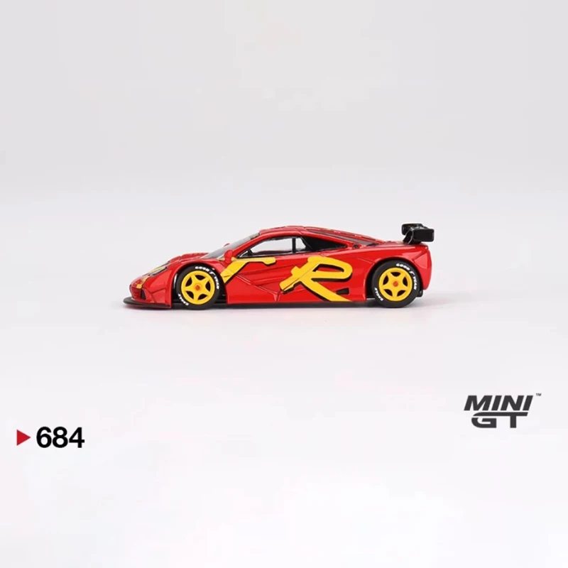 

MINIGT 1/64 Scale MCL F1 GTR 684 Alloy Simulation Car Model Static Collection Decorated Holiday Gift Toy Souvenir Gift