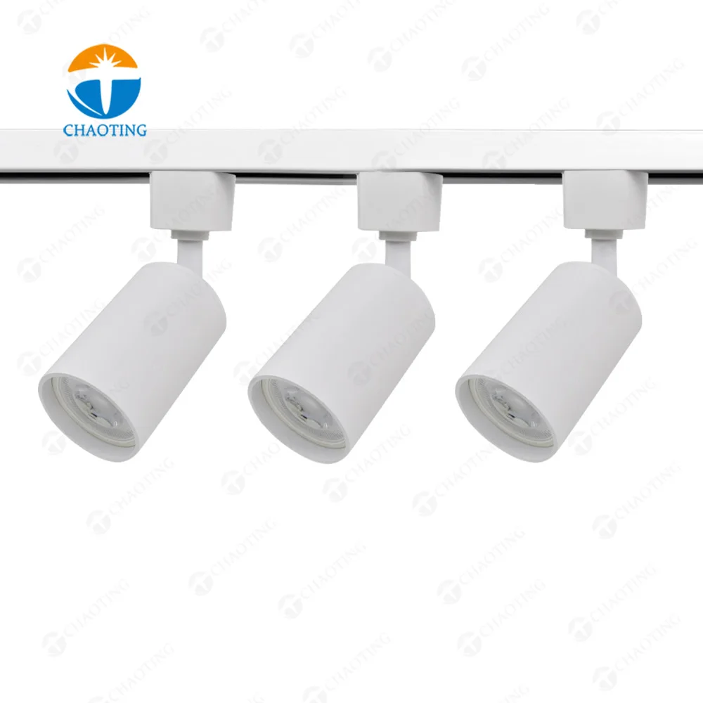 LED Tracklight Manufacturer Competitive Price MR16 GU10 Track Lamps Spot Down Lighting Fixture Housing 2 3 Wire Ceil Track Light