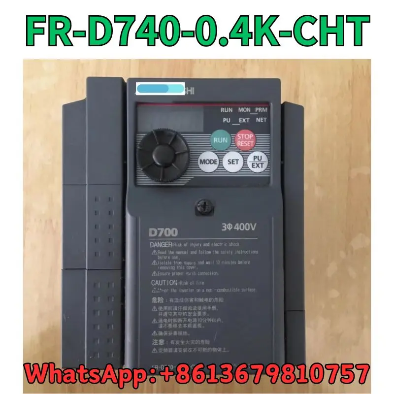 

Used Frequency converter FR-D740-0.4K-CHT test OK Fast Shipping