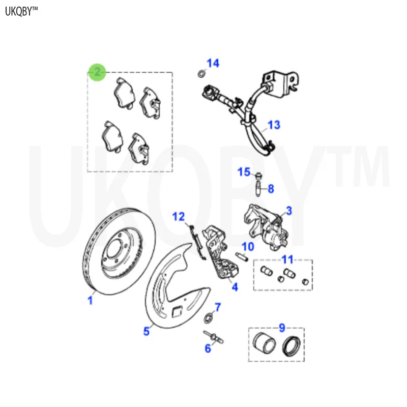 Ja gu ar X F 2009-2015 La nd R ove r C2C36974 Brake Pad Tool C2C40926 C2C27291 C2C35440 C2C35612 C2C36974 C2C42014 C2P26236 C2Z3