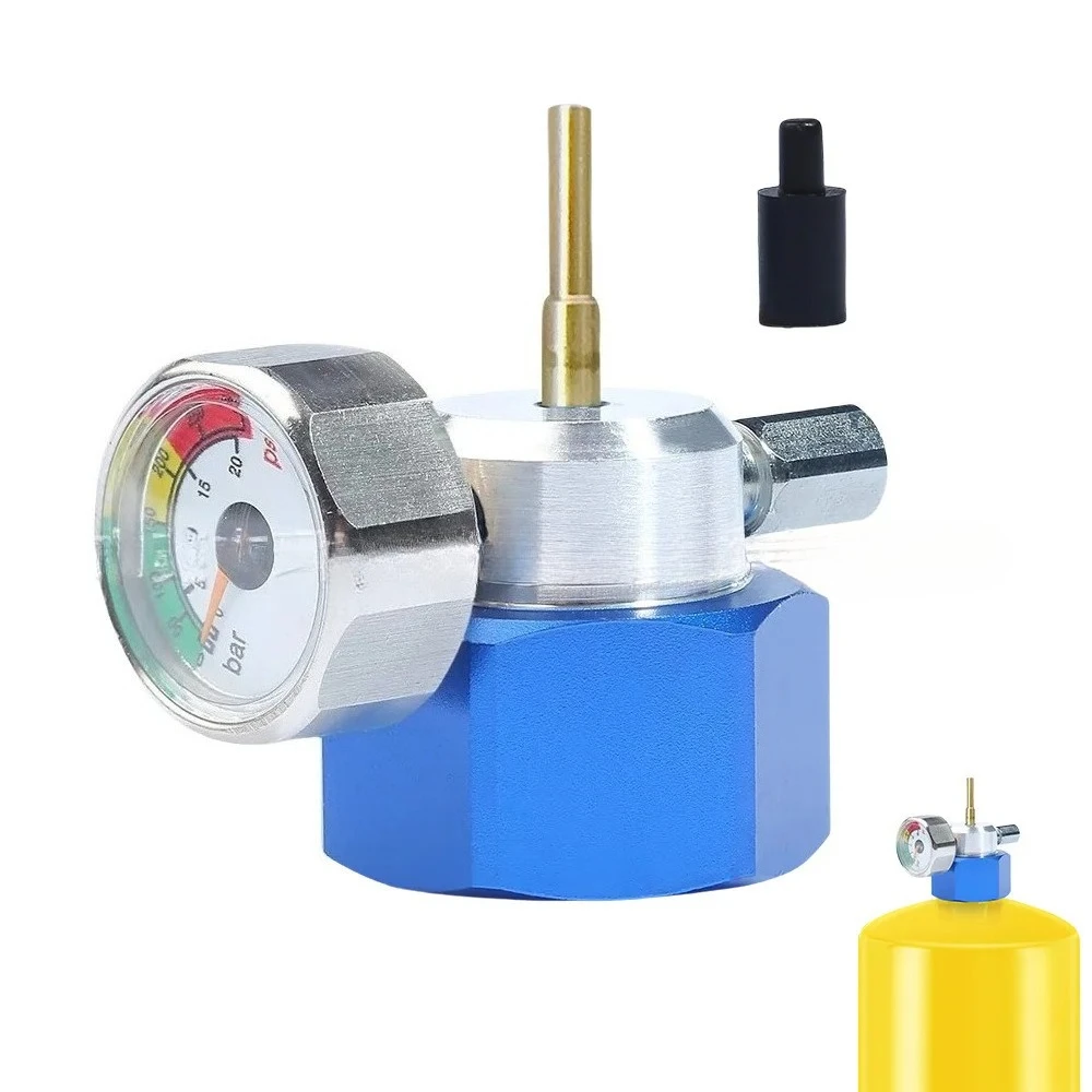 

Propane Tank Adapter with Piercing Pin - Blue & Green Gas Refill Connector for Outdoor Camping Stove & Grill